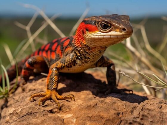 African Fire Skink