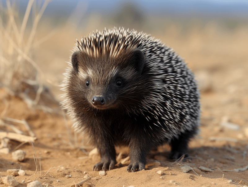 Brandt's Hedgehog in wild