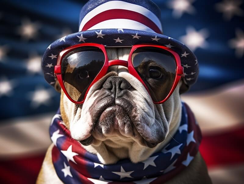 cool America Bulldog
